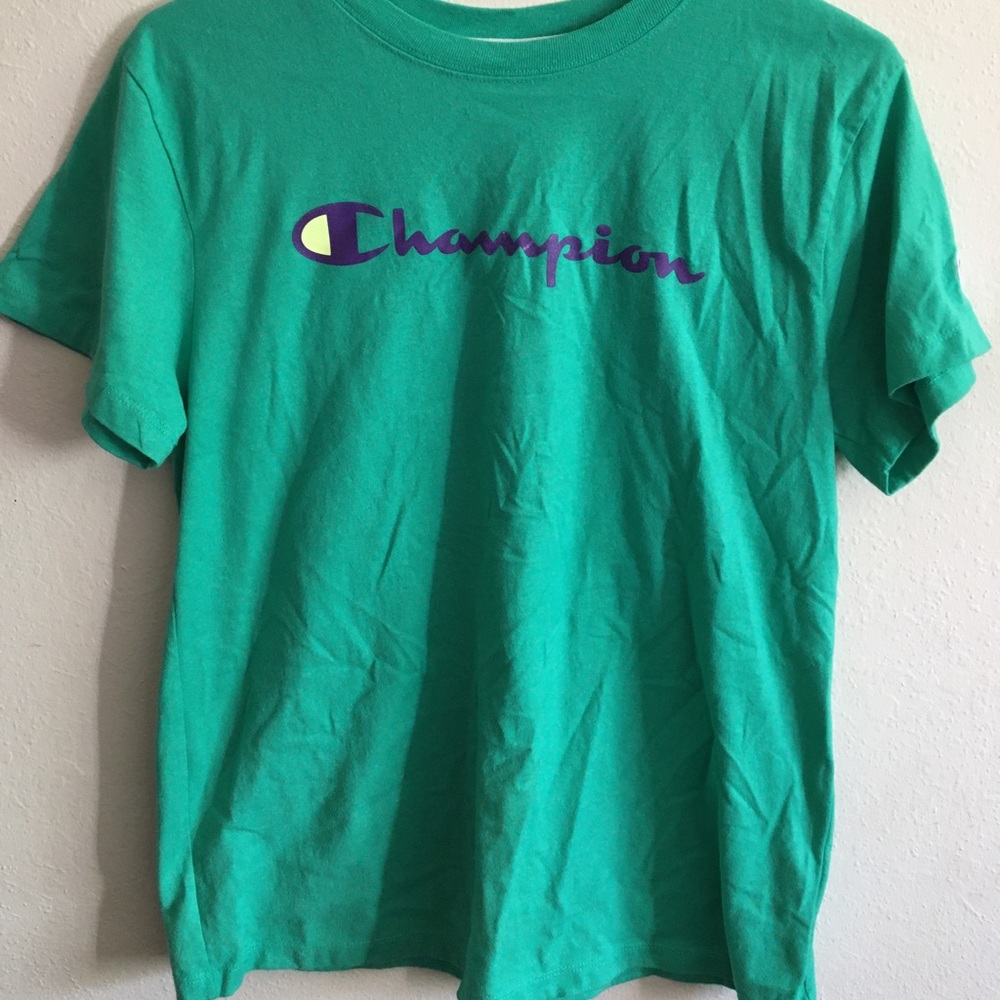 Green champion T-shirt